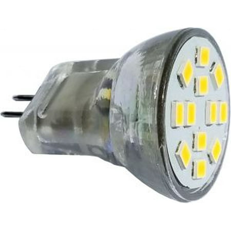 - Multipack of THREE (3) of LED 1.5W 12V MR8 GU4.0 Accent Lamp Bulb