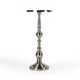 thumbnail image 5 of Butler Specialty Silver Darien Round Nickel Pedestal End Table, 5 of 5