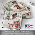 thumbnail image 3 of Thirstystone "Brown Hat Snowmen" 4-Pack Tumbled Tile Coasters, 3 of 7