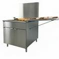 thumbnail image 2 of NSF Flat Bottom Funnel Cake & Donut Fryer, 170-lb Oil, 120,000 BTU, LP Gas, ETL Listed, Stainless Steel, 2 of 19