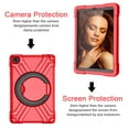 thumbnail image 3 of Galaxy Tab A 10.1 2019 Case, Dteck Heavy Duty Dual Layer Rugged Hybrid Shockproof Case With 360 Rotating Kickstand Handle Cover For Samsung Galaxy Tab A 10.1 inch 2019 Model SM-T510 T515, Red/Black, 3 of 9