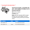 thumbnail image 2 of Thermostat Assembly - Compatible with 2014 - 2015 Cadillac CTS Sedan 3.6L V6 Naturally Aspirated, 2 of 2