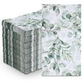 thumbnail image 1 of Green Leaf Disposable Napkins 100Pcs - Perfect Table Decor for Parties, 1 of 5