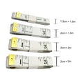 thumbnail image 3 of Inch Tape Measure 1.5M Long X 2.0Cm Wide [White],1X Tape Measure,Soft Tape Measure Double Scale Body Sewing Flexible Ruler for Weight Loss Ruler, 3 of 3