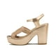 thumbnail image 5 of Zapatilla Para Mujer Plataforma Formal Brillos Oro Rosado rosa Wildcat, 5 of 6