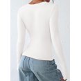 thumbnail image 4 of Camisa de Manga Larga PRETTYGARDEN para Mujer Moda Otoño 2025, 4 of 8