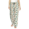 thumbnail image 2 of Lsque Summer Dinosaur Print Women's Pajama Pants, Lounge Pant - Comfortable Home Wear,Elastic Waistband, Stylish Design-Large, 2 of 9
