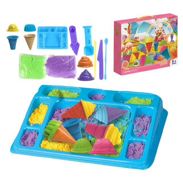 Pâte à Modeler en Glace pour Gâteau, Jeu d'Imitation Spatial, Plage