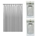 thumbnail image 3 of 2 Pk Premium Bathroom Shower Curtain Liner Magnets Heavy Duty Vinyl Waterproof, 3 of 3