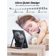 thumbnail image 4 of USB Desk Fan 4000mAh Rechargeable Battery Powerful Super-Thin Small Table Cooling Fan Quiet Electric Fan for Home Office, 4 of 10