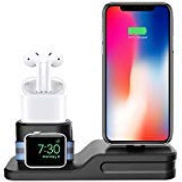 Iwatch Charging Stand Support Night Stand Mode Wero 3 In 1 Hub Charger Dock Station Applicable