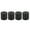 Black-16mm, variant on 4-Piece High-temperature Silicone Spacers Hot Bed Leveling Column 3D Printer Accessories for CR10 CR10S Ender3