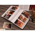 thumbnail image 3 of RECUTMS Photo Album 4x6 300 Photos,Small Capacity Premium Leather Cover Wedding Family Picture Albums Holds 300 Horizontal Photos(Black), 3 of 8