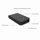 thumbnail image 3 of Wireless Audio Adapter with Bluetooth 5.0, 3-in-1 Transmitter and Receiver, 3.5mm Jack for Streaming Music (Black), 3 of 5