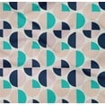 thumbnail image 4 of oneOone Organic Cotton Poplin Twill Fabric Circle Geometric Printed Fabric 1 Yard 42 Inch Wide, 4 of 4