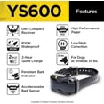 thumbnail image 3 of Cuello antiladridos Dogtra YS600 recargable e impermeable, 3 of 7