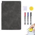 thumbnail image 2 of 1 Pcs Carnet pour Tableau Blanc Réutilisable, Petit Tableau Effaçable à Sec Portable, Comprend 1 Chiffon, 3 Marqueurs et une Effaceur pour Tableau Noir, Mini Carnets Portatifs pour Tableau Blanc, Carnet de Dessin Réutilisable, (J, 6.6x9.5 Po), 2 of 8