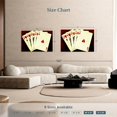 thumbnail image 4 of Elephant Stock Royal Flush Wall Art - Horizontal Canvas Wall Art - Living Room Wall Decor - Hobbies And Lifestyle Canvas - Black And Red Decor - 51" x 34", 4 of 8
