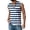 Blue*, variant on Men's Tank Tops Sleeveless Daily Wear Striped with Pockets Casual Summer Activities Loose Fit Comfortable Trendy Beach Vest