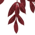 thumbnail image 4 of Vickerman 22" Burgundy Glitter BayLeaf Artificial Christmas Spray. Includes 12 sprays per pack., 4 of 6