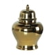 thumbnail image 2 of Jarrón de cerámica Macarena tarro de jengibre decorativo oro, 2 of 8
