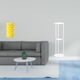 thumbnail image 2 of Jarrón de flores de , adorno de mesa geométrico de acrílico, mesa auxiliar multifuncional, decoración elegante, adecuado para oficina, sala d, 2 of 8
