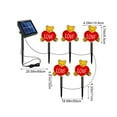 thumbnail image 3 of Valentine's Day Solar String Lights Bear Heart Solar String Lights Heart-Shaped Outdoor String Lights Ideal Garden Patio Yard Holiday Decoration, 3 of 7