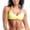 Yellow, variant on Hontri Wirefree Comfort Bra - Breathable Cotton Bralette with Removable Padding, Seamless Strapless Design for Everyday Wear (Blue | M)