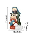 thumbnail image 3 of SSZMDLB under $5 Nativity Scene Ornaments, Christmas Decor for Home Desktop, Resin Holy Family Crafted Holiday Decor for Tabletop Shelf Mantle Seasonal Celebration, 3 of 6