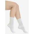thumbnail image 3 of Comfort Choice Women's Plus Size 6-Pack Rib Knit Socks, 3 of 5