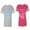 Men Heather / Women Pink, variant on Boyfriend Girlfriend Fiance Husband Wife Matching Couple Cotton Jerseys (Men Heather / Women Black) (Men S / Women S)