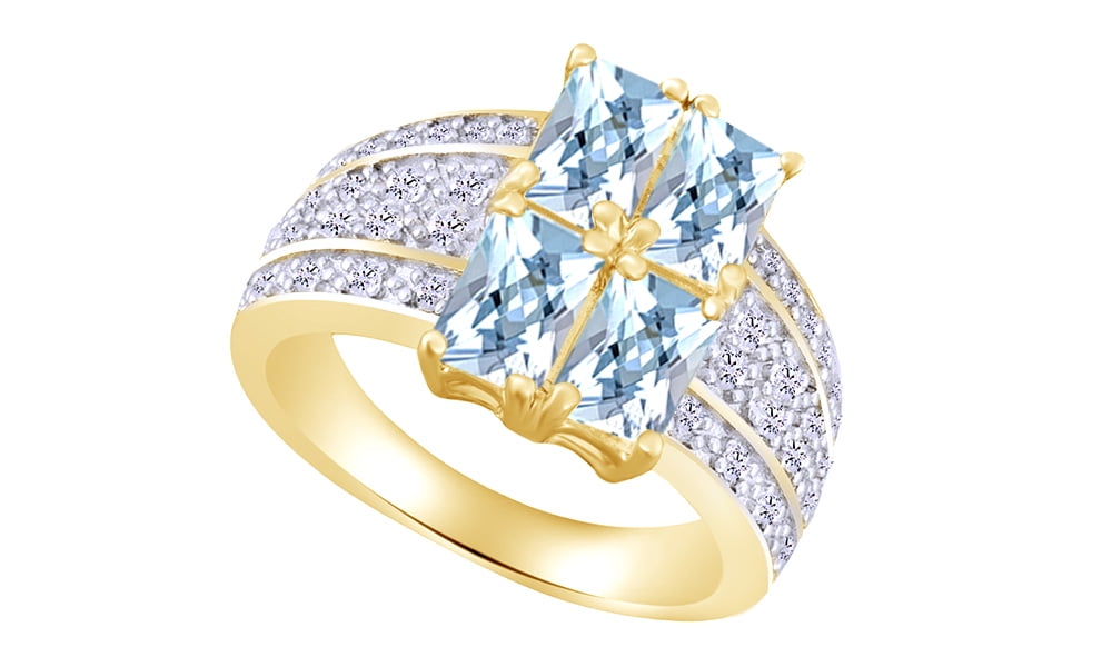 Women/'s Fine band 11mm 14K Yellow Gold Double Sideway Cross Knuckle Ring