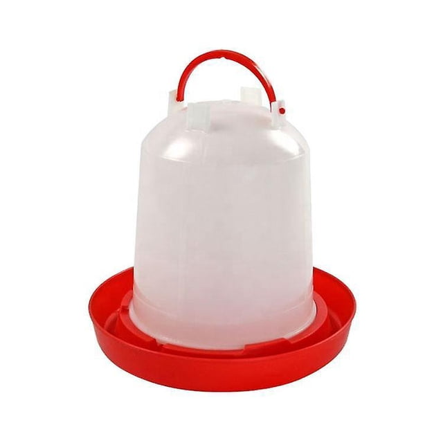 Bebedero para pollos, bebederos automáticos para pollos, cuenco de agua para pollos, bebedero automático para pollos, alimentador de agua para pollos, patos, pájaros, pavos, 1,5 l (re
