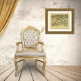 thumbnail image 3 of Beaurain 31x26 Gold Ornate Wood Framed with Double Matting Museum Art Print Titled - Boston Harbor Massachusetts - Beaurain 1776, 3 of 4