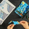 thumbnail image 6 of MACTANO the Starry Night Micro Mini Building Blocks Set Vincent Van Gogh Building Kit Toy Gift Blue, 6 of 9