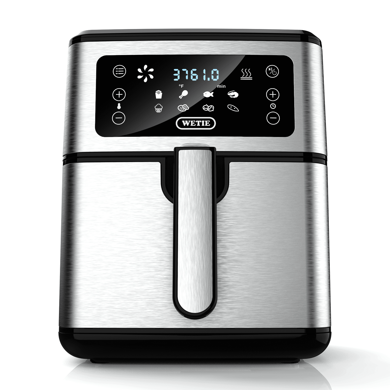 Air Fryer, WETIE 5.8 Quart Digital Touch Screen, 1700W, 8