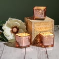 thumbnail image 3 of Richland Rose Gold Mercury Square Votive Holder Set of 12, 3 of 3