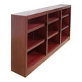 thumbnail image 3 of Pemberly Row Traditional 36" x 72" Wood Bookcase in Cherry Finish, 3 of 6