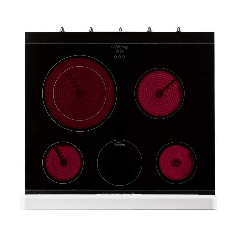 Hotpoint 30-in 4 Elements 5-cu ft Freestanding Electric Range (Black) in  the Single Oven Electric Ranges department at