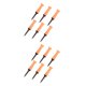 thumbnail image 4 of Paquete de 6 tees de golf de goma Toystoory reutilizables profesionales soporte estable accesorios de entrenamiento, 4 of 6