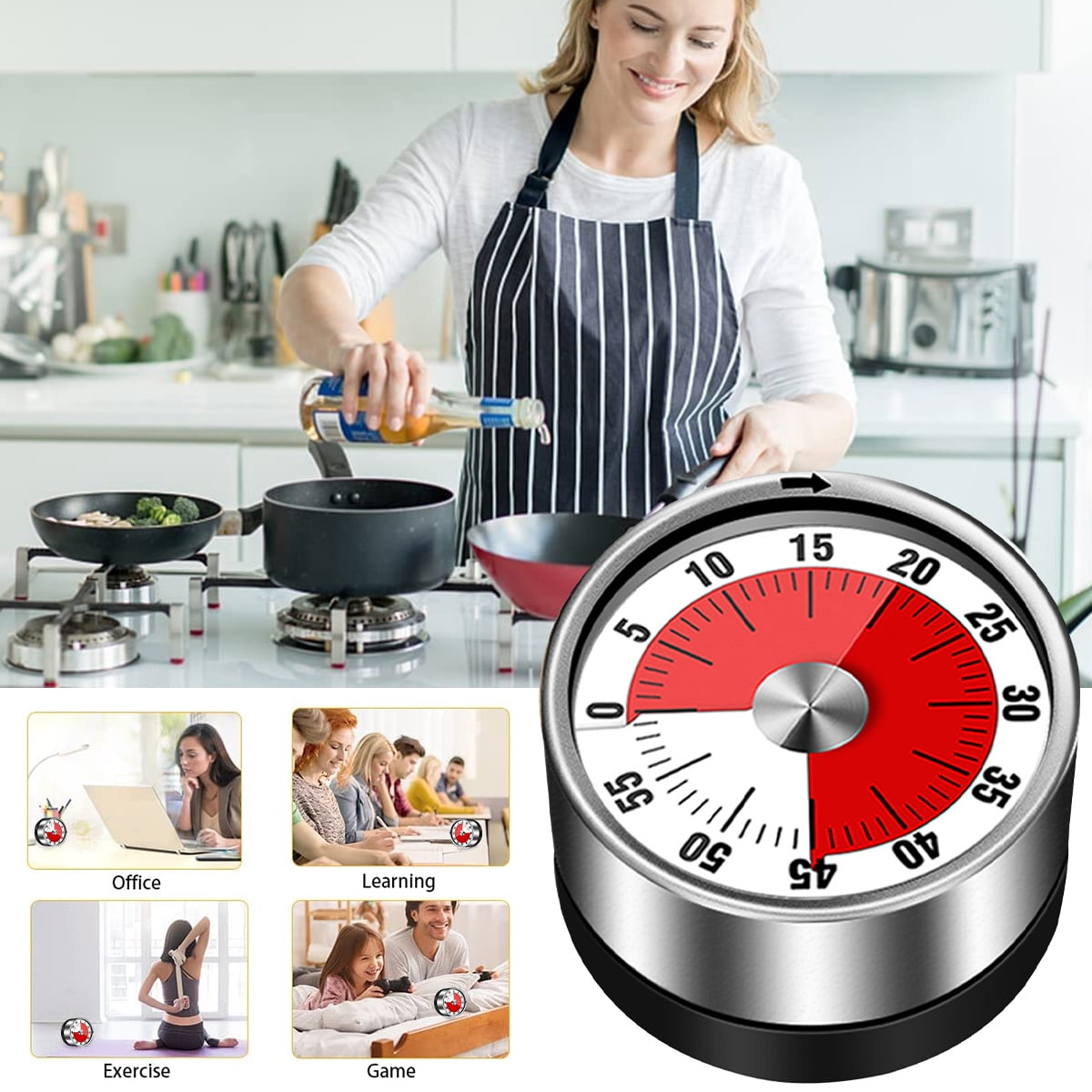 Buy Grusce 60Minute Visual Countdown Timer at Ubuy Kuwait