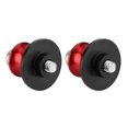 thumbnail image 4 of 2pcs 6mm Motorcycle CNC Rear Stand Swing Arm Spool Sliders Stand Swingarm Bobbins (Red), 4 of 8