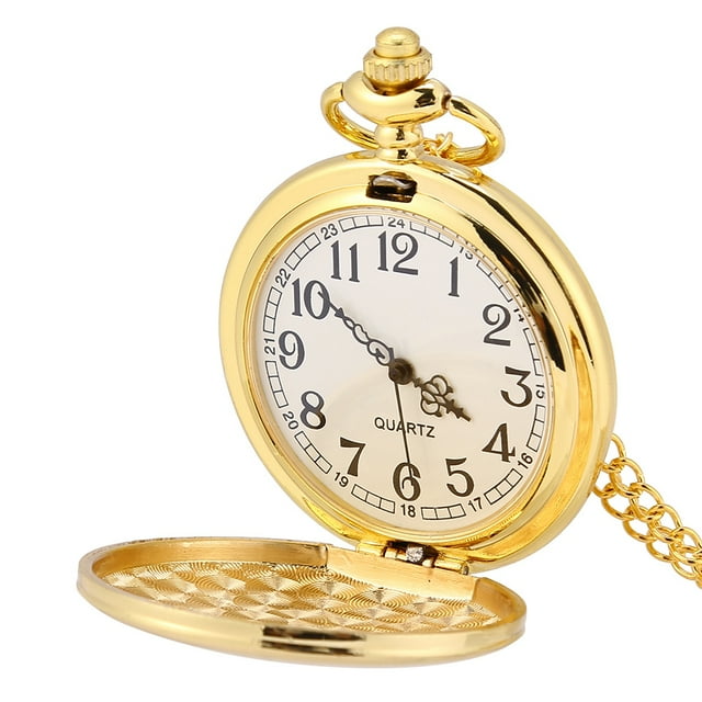 Reloj de bolsillo, reloj de bolsillo clásico de cuarzo analógico de cuarzo liso Reloj de bolsillo clásico Fiabilidad excepcional