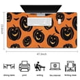 thumbnail image 5 of Long Mouse Pads for Desk,Halloween Black Pumpkins and Bats Desk Mats on Top Of Desks, Desk Mouse Pad Extra Large with 3mm Non-Slip Base and Stitched Edge for Gaming,Office,Work,Home 47.3"x23.6", 5 of 6