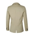 thumbnail image 3 of CHAQUETA DE TRAJE CHIC PARA HOMBRE INSPIRE, CON SOLAPA EN V, MANGA LARGA, VENTILACIÓN SENCILLA EN LA PARTE TRASERA, BLAZER DE UN BOTÓN, TAMAÑO 40, BEIGE, 3 of 7