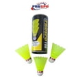thumbnail image 1 of Prospo 100 Nylon Badminton Shuttlecocks , Great Durability & Stability | Yellow , Pack Of 6, 1 of 5