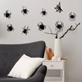 thumbnail image 4 of Halloween Decorations Indoor Spider, Hwkond Halloween Black Spider Wall Stickers Three-dimensional Stickers Living Room Background Wall Decorative Layout 12PCS, 4 of 7