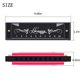 thumbnail image 2 of Armónica de 10 agujeros Greeniant instrumento Musical para principiantes Accesorios para profesionales musicales Negro, 2 of 6