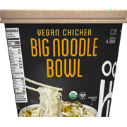 Ocean's Halo Organic and Vegan Chicken Big Noodle Bowls, 4.02 oz, (2 Pack)
