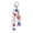 C447, variant on Independence Day Keychain Patriotic Acrylic Letter Bead Pendant Handcrafted Beaded Key Accessory for Backpack Keys and Decoration with 13cm 5.12 Inch Size